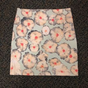 Floral mini skirt